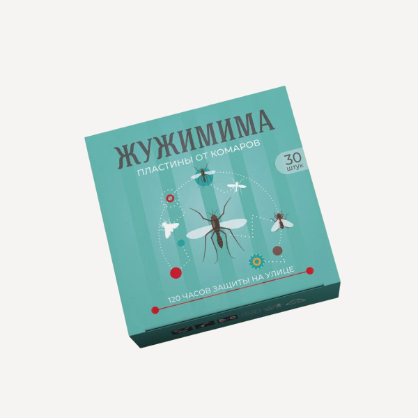 Пластины от комаров Жужимима 30 (Бирюзовый, 30шт)